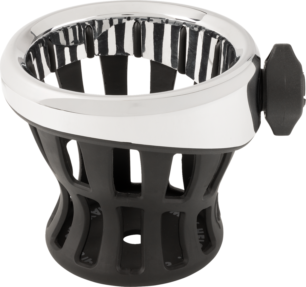 Ciro Holder Drink Gen 2 Chr, H-bar Mount 1-1/8', 1-1/4' - Chrome
