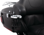 Ciro Holder Drink Pssngr Gen 2 Chr, '96-'13 Touring Mnt - Black