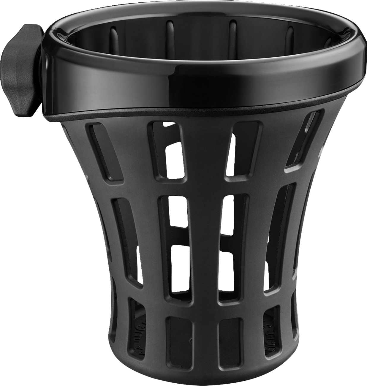 Ciro Holder Drink Big Ass Gen 2 Blk, H-bar Mount 7/8', 1' - Black