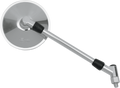 Parts Unlimited Round Universal Chrome Mirrors