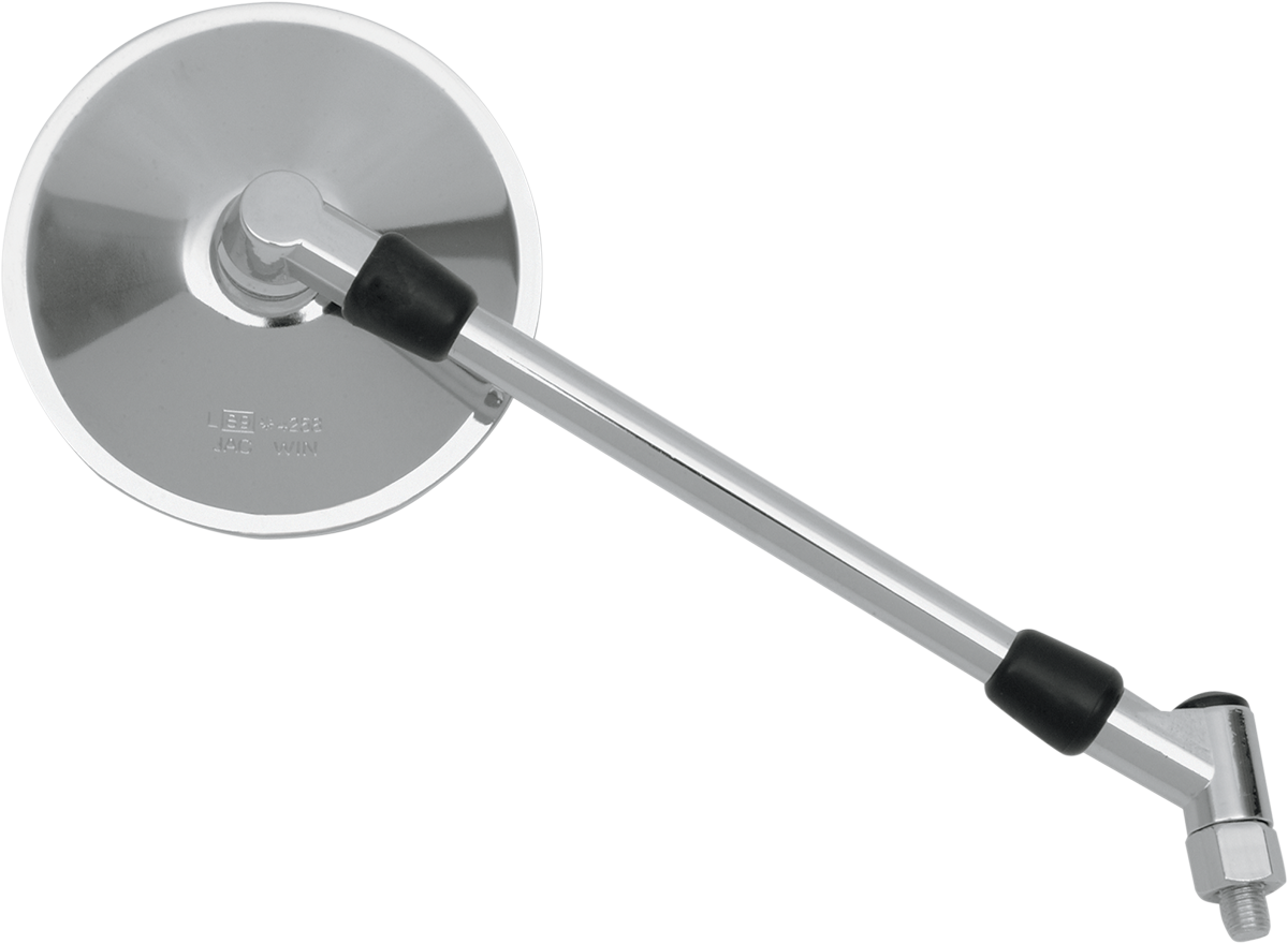 Parts Unlimited Round Universal Chrome Mirrors