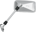 Parts Unlimited Rectangle Universal Mirrors - Chrome