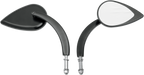 Drag Specialties T-drop Blk L. Stm Mirrors
