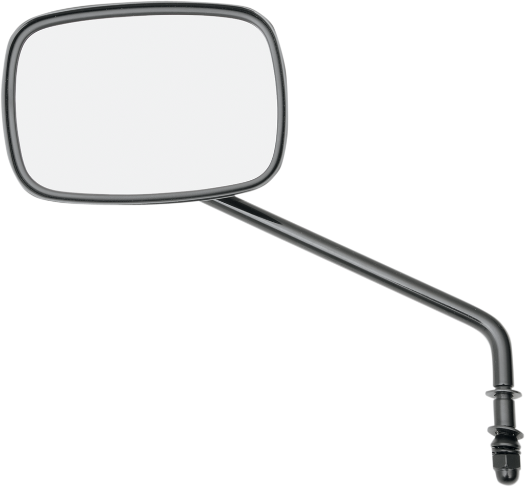 Drag Specialties Pln L-rdr Stem Mirrors - Black