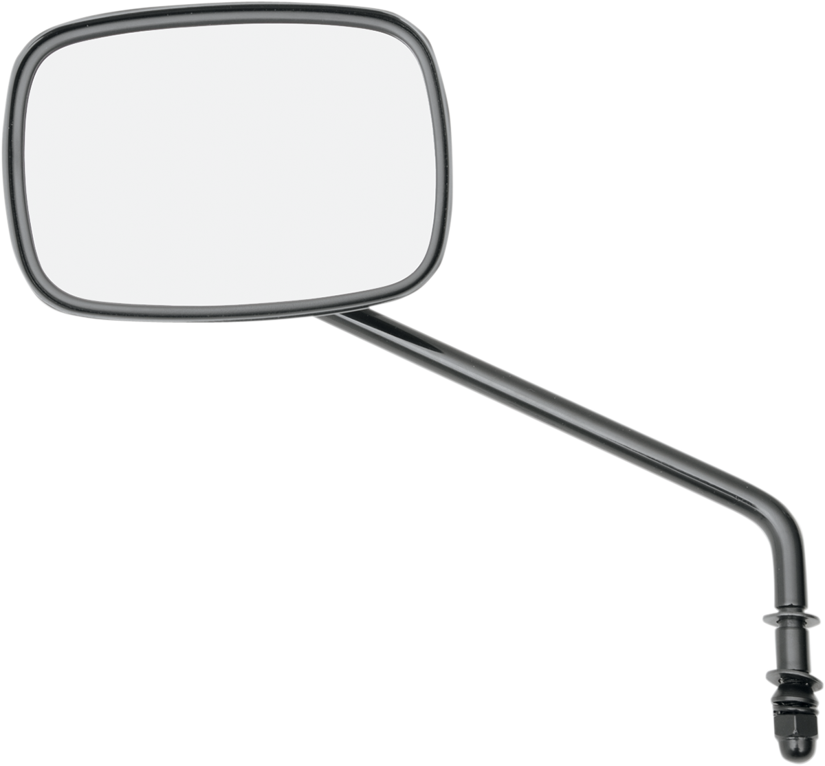 Drag Specialties Pln L-rdr Stem Mirrors - Black