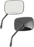 Drag Specialties Mirrors Rect Blk Shrt