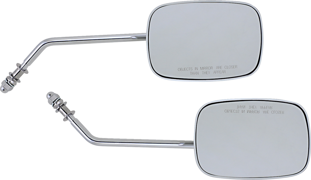 Drag Specialties Mirrors Rect Chr Long