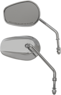 Drag Specialties Mirrors Repl Long Stm - Chrome