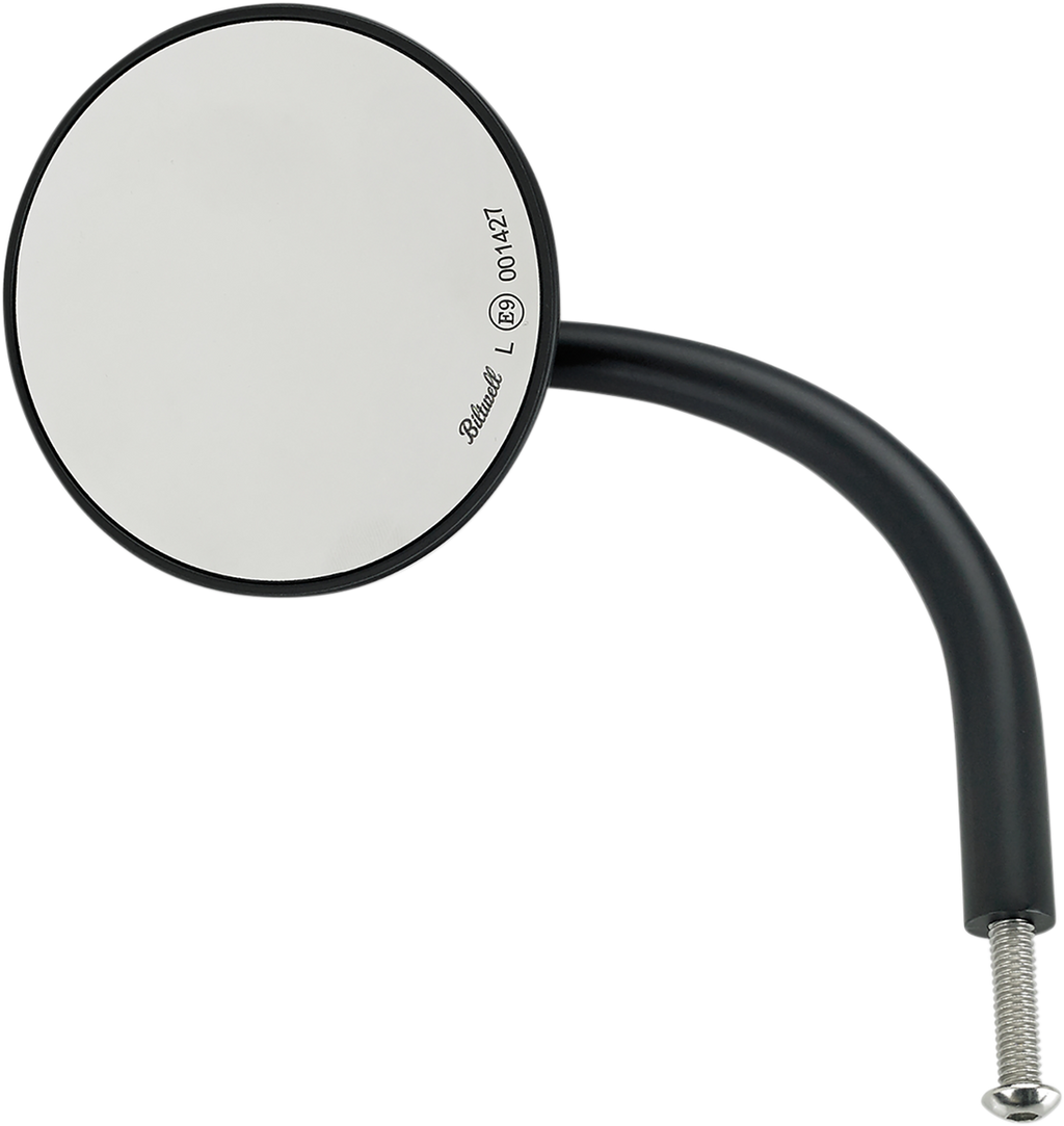 Biltwell Lg Round Hd Mirrors - Black