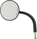 Biltwell Lg Round Hd Mirrors - Black
