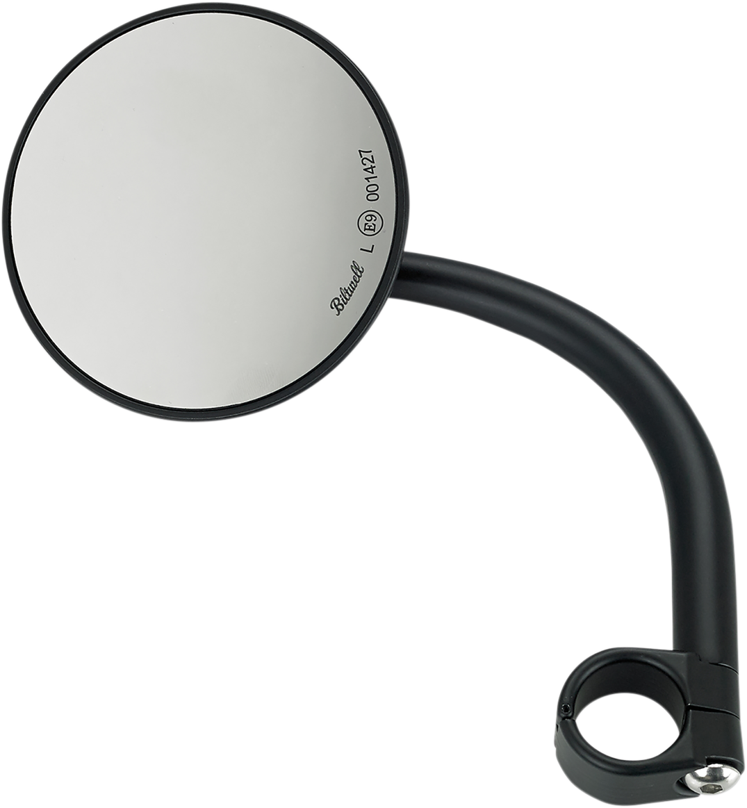 Biltwell Lg Rnd W/mnt 1' Mirrors - Black
