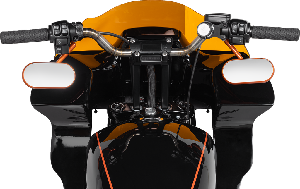 Arlen Ness Oval Lh Orange Mirrors