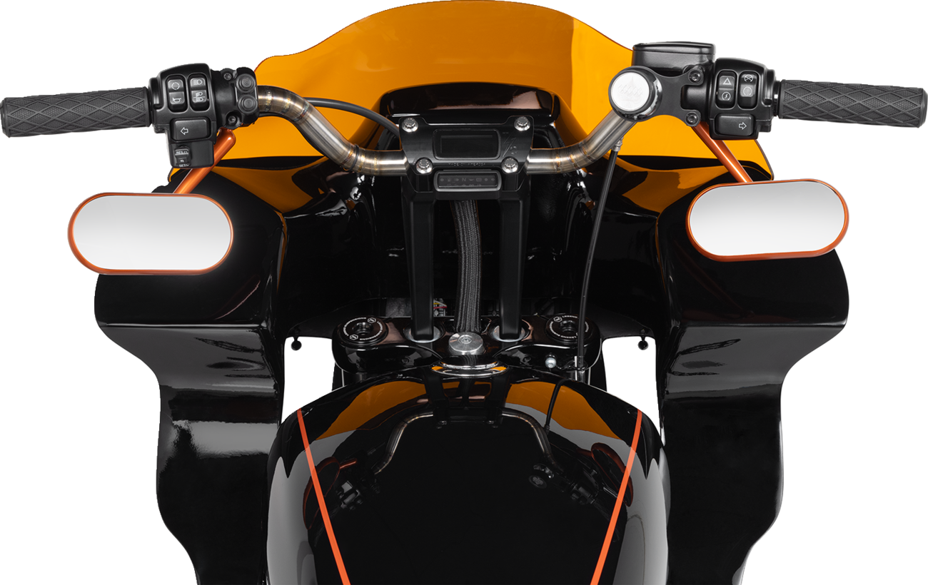 Arlen Ness Oval Lh Orange Mirrors