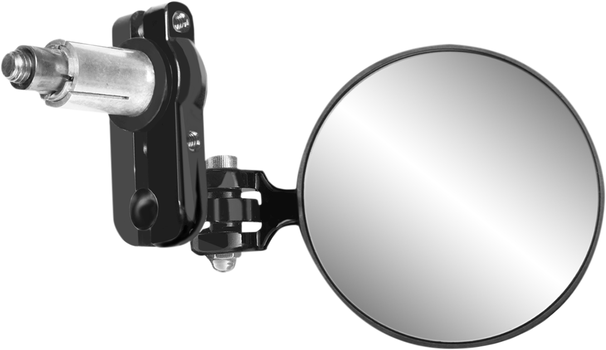 Parts Unlimited Pu Round Bar End Mirrors