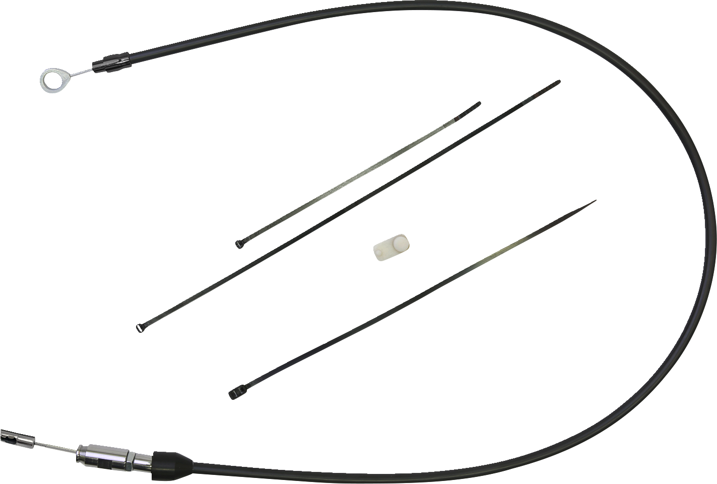 Drag Specialties Cable Cltch Upper BL/BL48