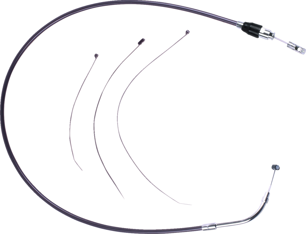 Drag Specialties Cable Clutch Quick Connect - Black/Chrome