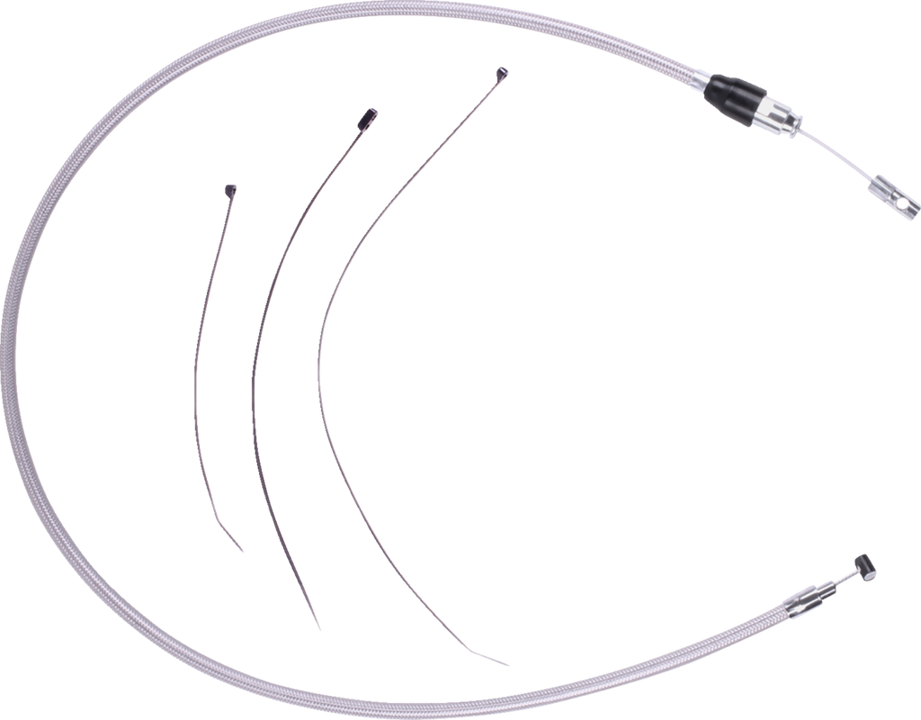 Drag Specialties Clutch Cable Quick Connect Stainless