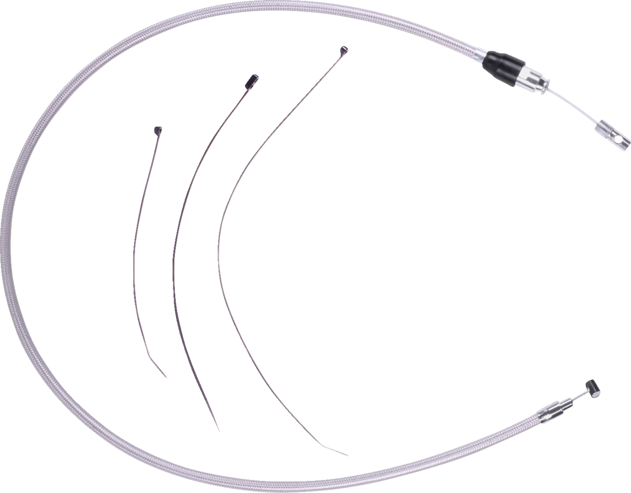 Drag Specialties Clutch Cable Quick Connect Stainless