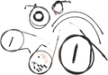 LA Choppers Cable Kt CM12-14ABS Fxsb