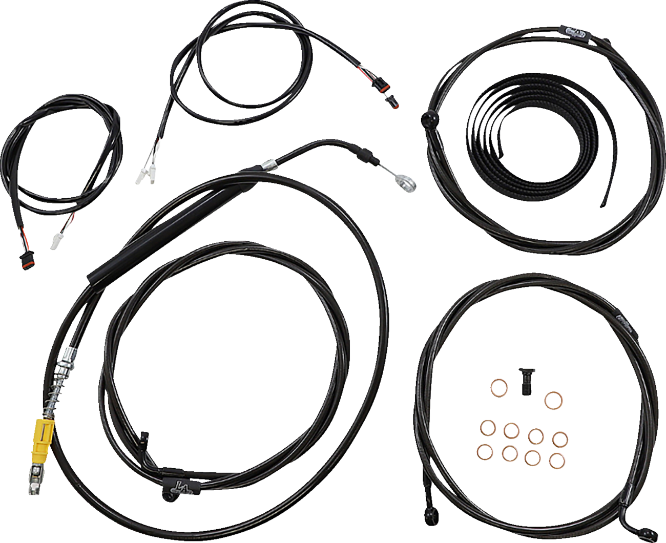 LA Choppers Cabl Kit Pm Abs Stk RG21+