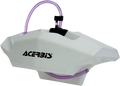 Handlebar Auxiliary Gas Tank - 0.6 Gallon - White (1)