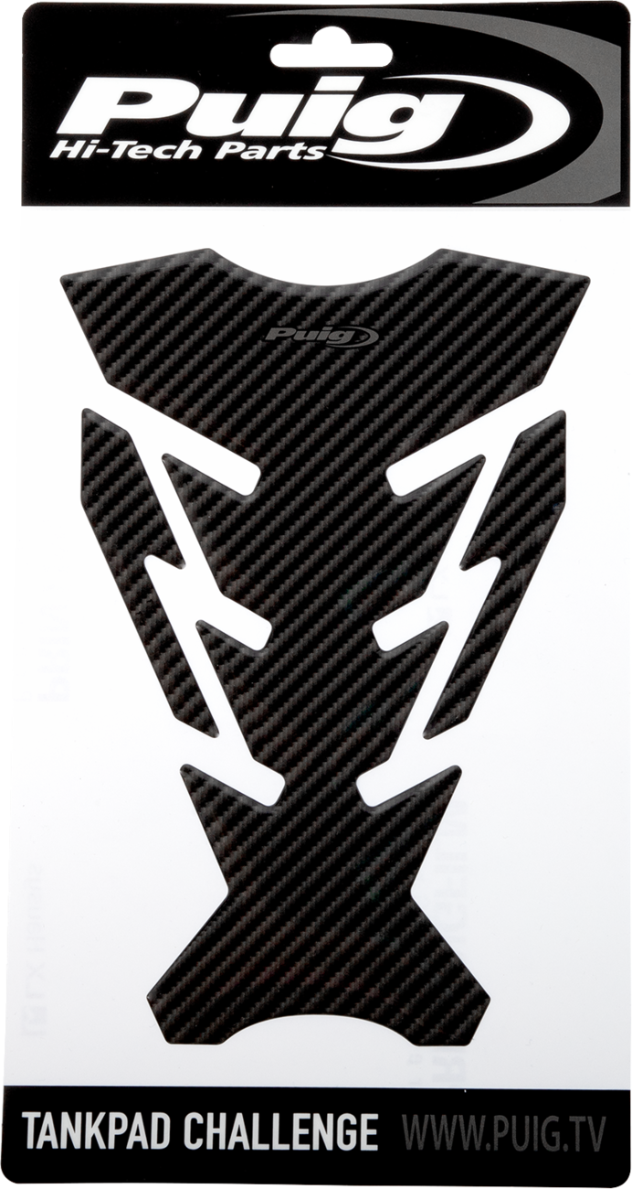 PUIG HI-TECH PARTS Challenge Tank Pad - Carbon
