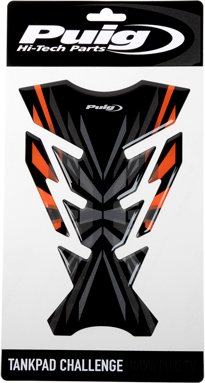PUIG HI-TECH PARTS Challenge Tank Pad - Orange