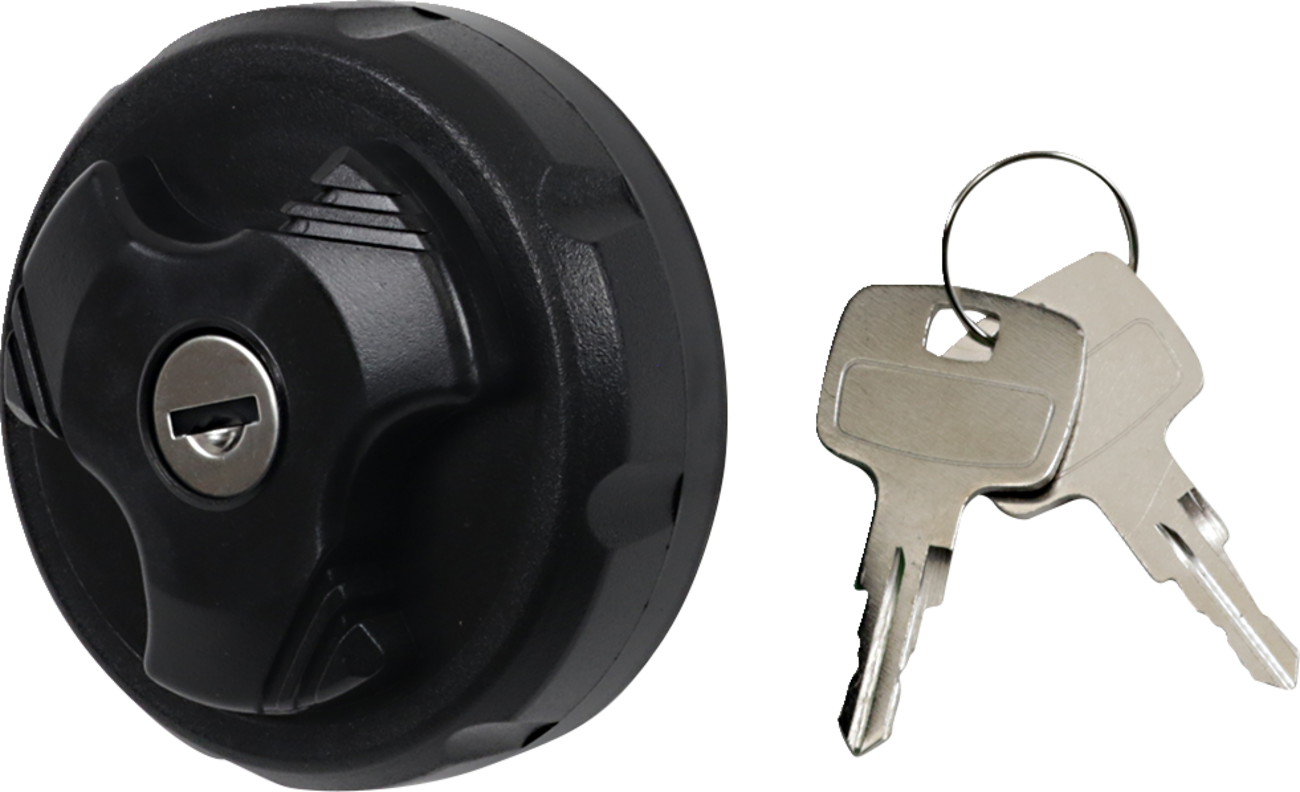 Gas Cap - Locking - Black (1)