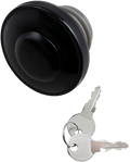 Drag Specialties Cap Gas Lock Blk Vent