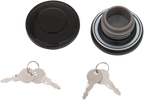 Drag Specialties Cap Gas Lock Blk N/vent