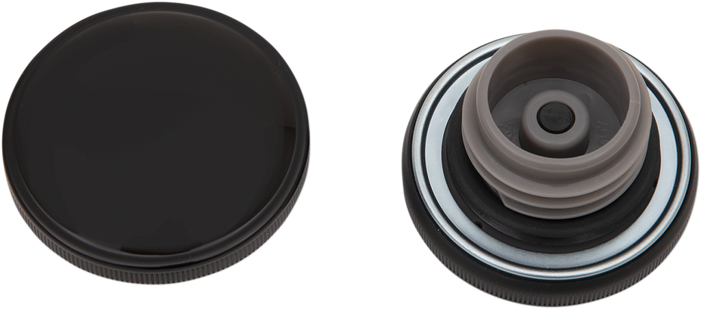 Drag Specialties Cap Gas Blk Vent