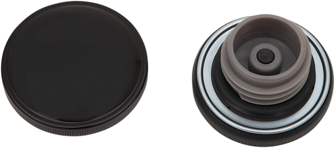 Drag Specialties Cap Gas Blk Vent