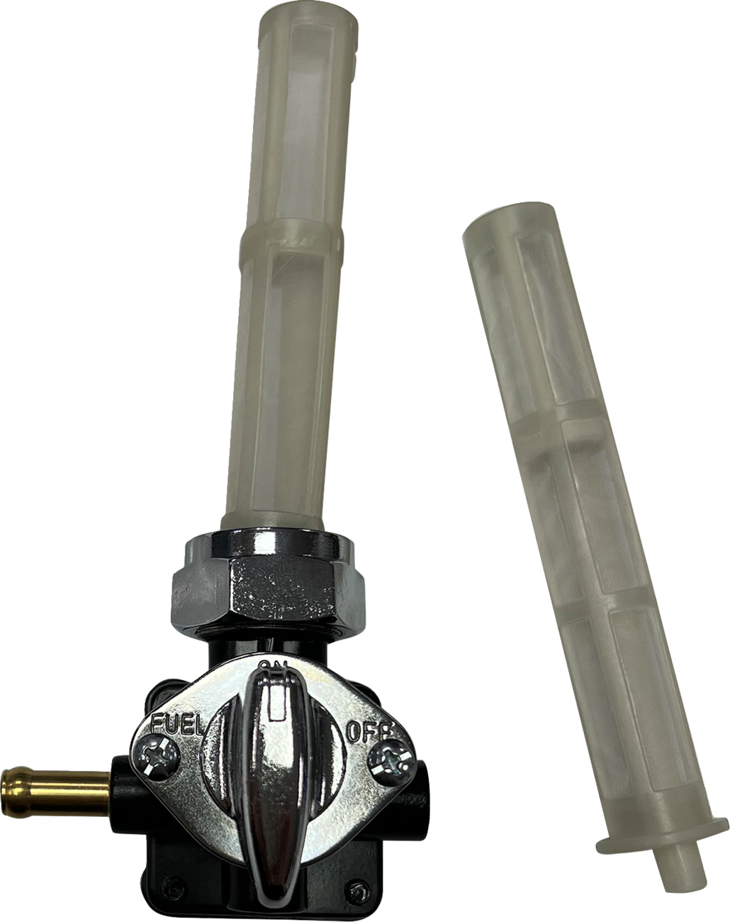 Drag Specialties Petcock Vac Left Outlet - Black