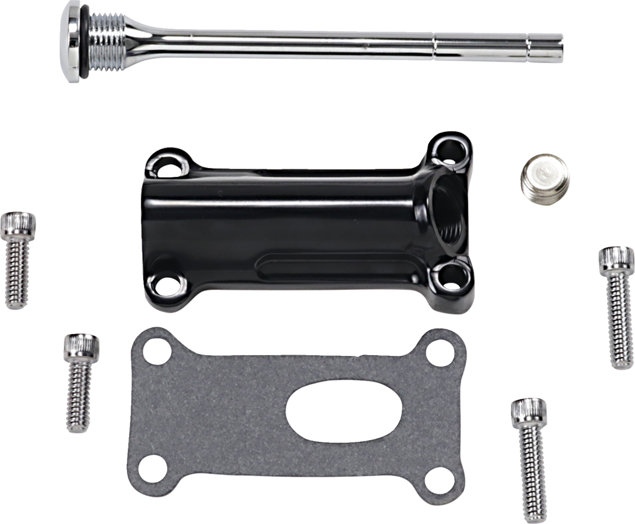 Drag Specialties Spout Eng Oil 99-01 Fl - Black
