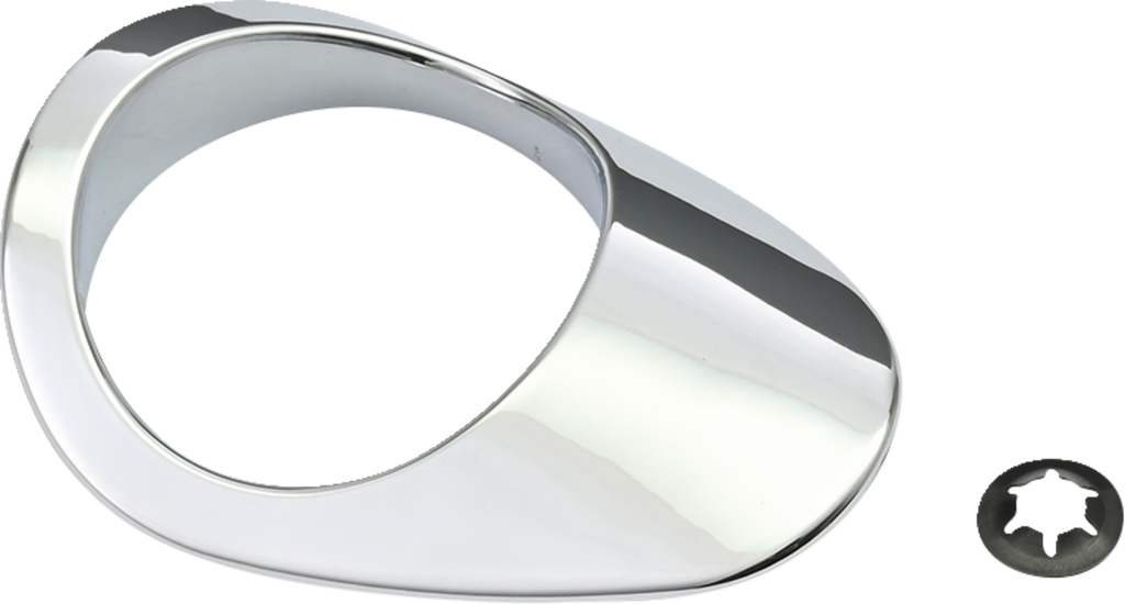 Drag Specialties Bezel Dpstk Chr 04-22XL