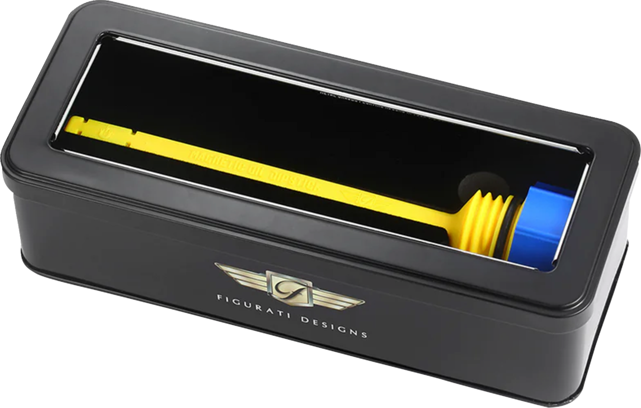 Figurati Designs Dipstick Oil Magnetic Perf M8 Tour 2017- Curved Blue