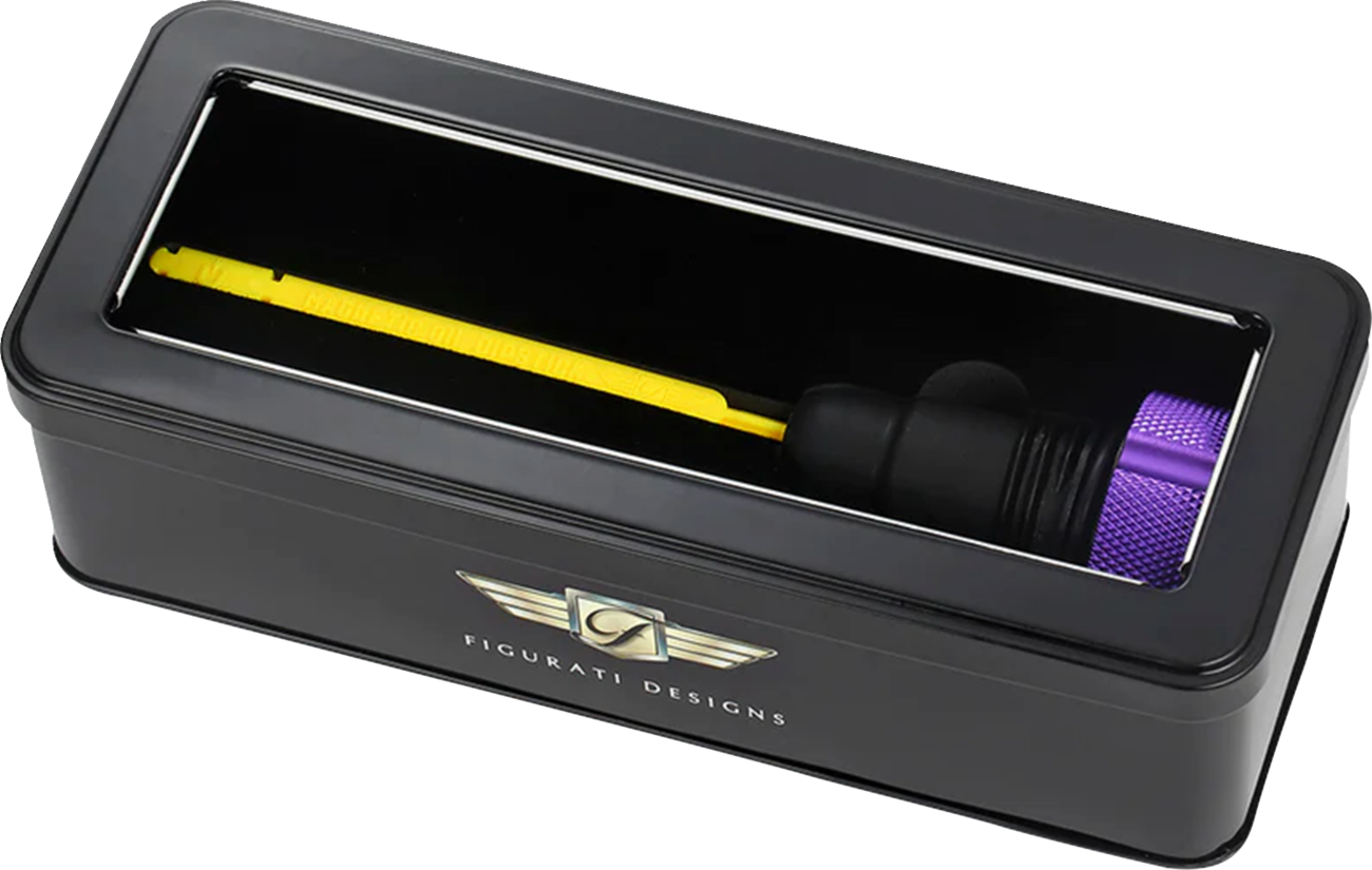 Figurati Designs Dipstick Oil Magnetic Perf Twin Cam 2007- Kn Purple