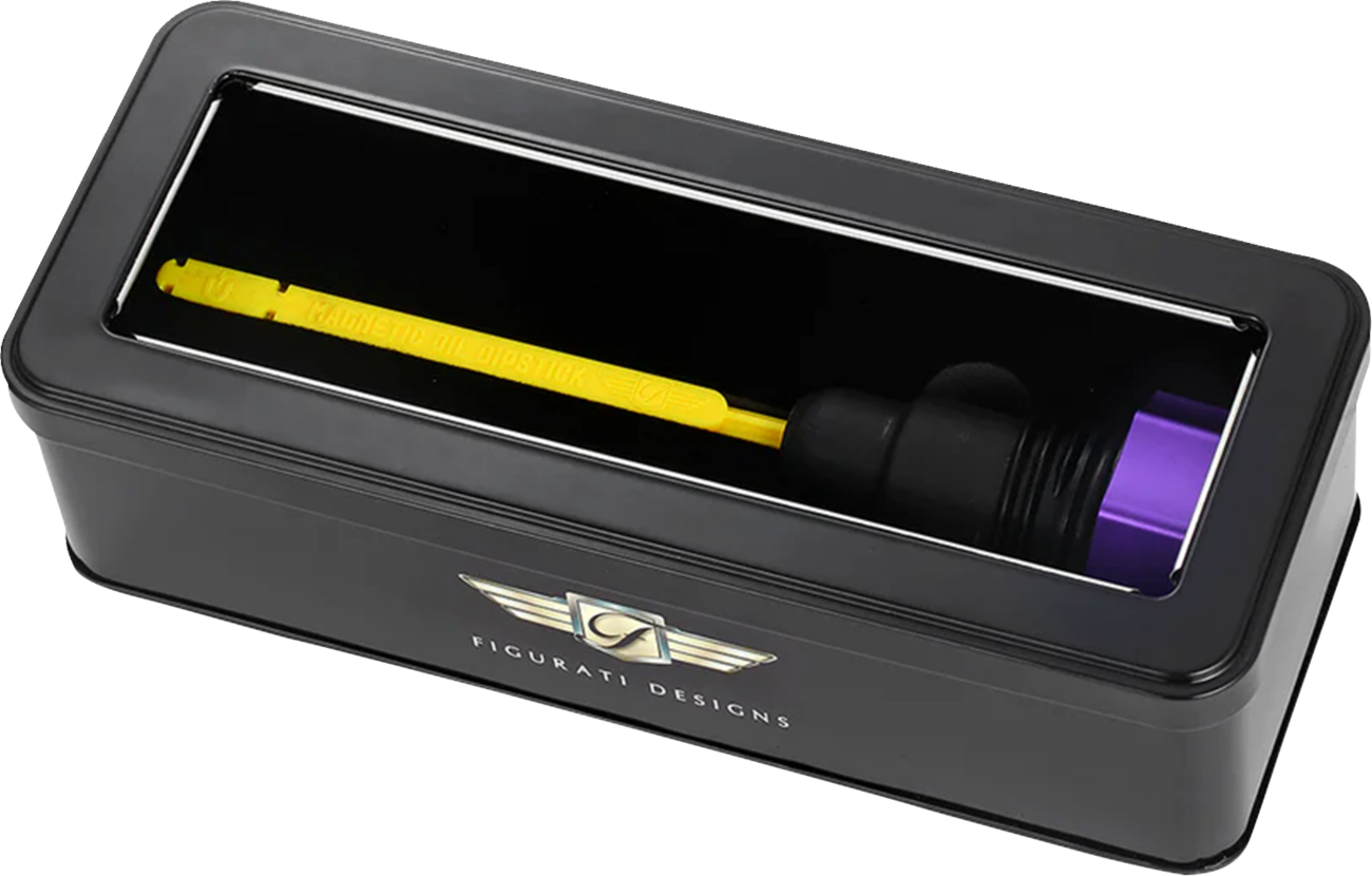 Figurati Designs Dipstick Oil Magnetic Perf Twin Cam 2007- Crv Purple