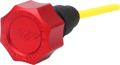 Figurati Designs Dipstick Oil Magnetic Perf Twin Cam 2007- Curved - Red