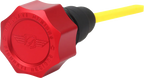 Figurati Designs Dipstick Oil Magnetic Perf Twin Cam 2007- Curved - Red