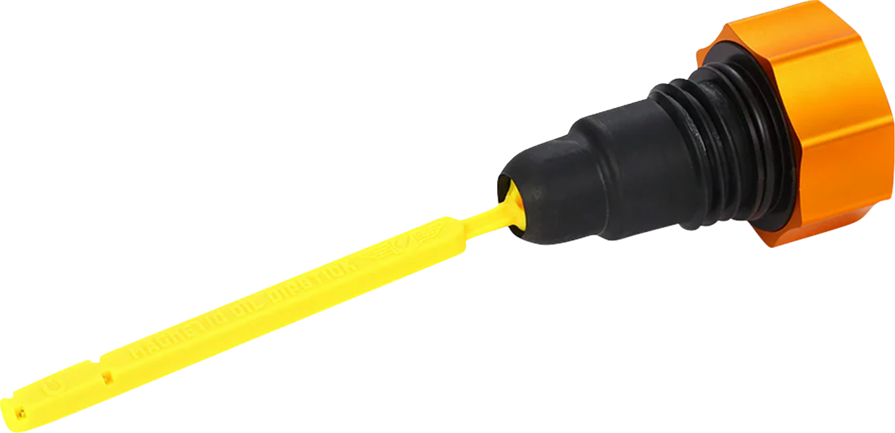 Figurati Designs Dipstick Oil Magnetic Perf Twin Cam 2007- Curved Gold