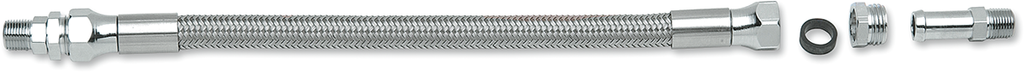 Drag Specialties 12'SS Oil Line W/fittings