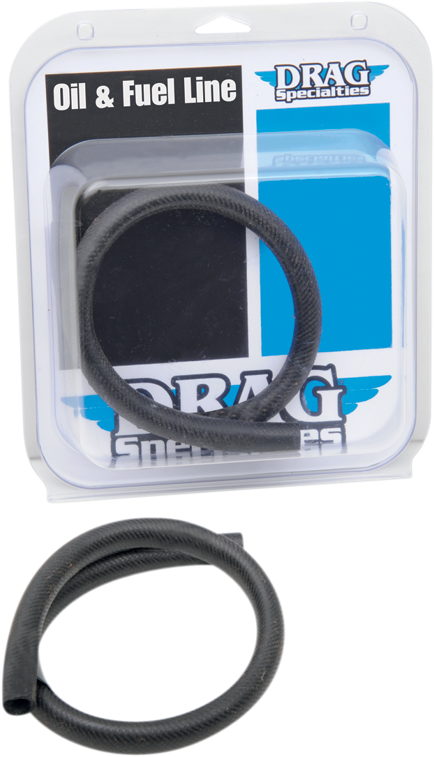 Drag Specialties Oil Line Blk 1/2' 2' Usa