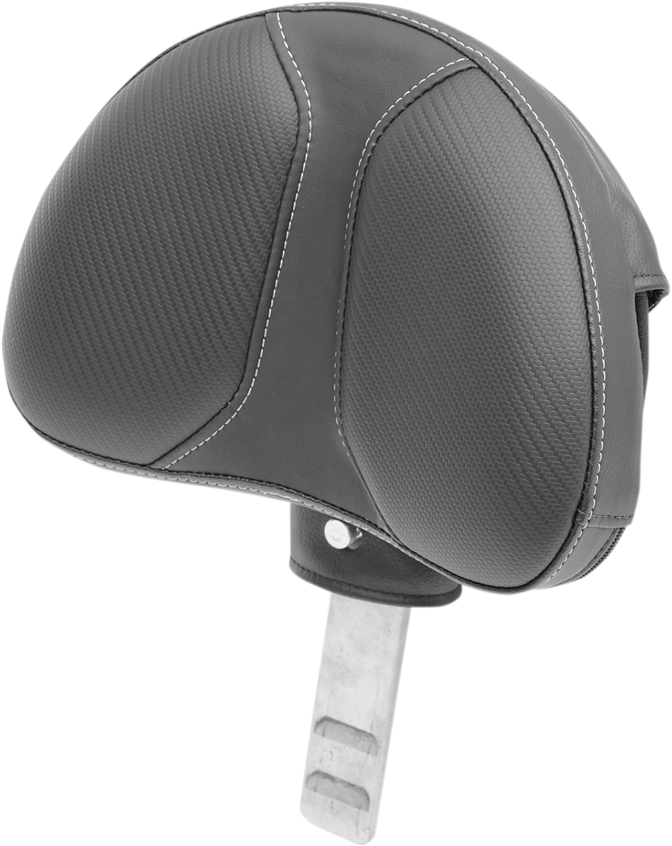 SADDLEMEN Dominator Driver's Backrest - Black - FL/FX '06-'17