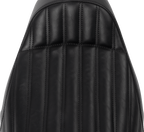 SADDLEMEN Knuckle Solo Seat - Ribbed - Black - FL '08-'24