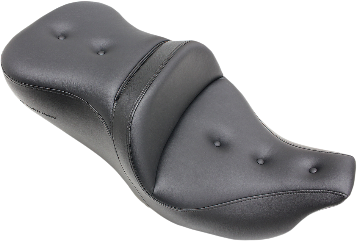 SADDLEMEN Pillow-Top Roadsofa™ Seat - without Backrest - Black - FLH/FLT '08-'25
