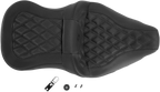 SADDLEMEN Roadsofa™ Seat - Full Lattice Stitch - without Backrest - FLT/FLH '08-'24