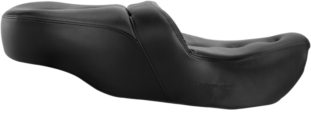 SADDLEMEN Pillow-Top Roadsofa™ Seat - Black - FLH/FLT '99-'07