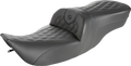 SADDLEMEN Roadsofa™ Seat - Full Lattice Stitch - without Backrest - FLH '97-'07