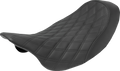 SADDLEMEN Renegade™ Solo Seat - Black - Lattice Stitched - FL '08-'25